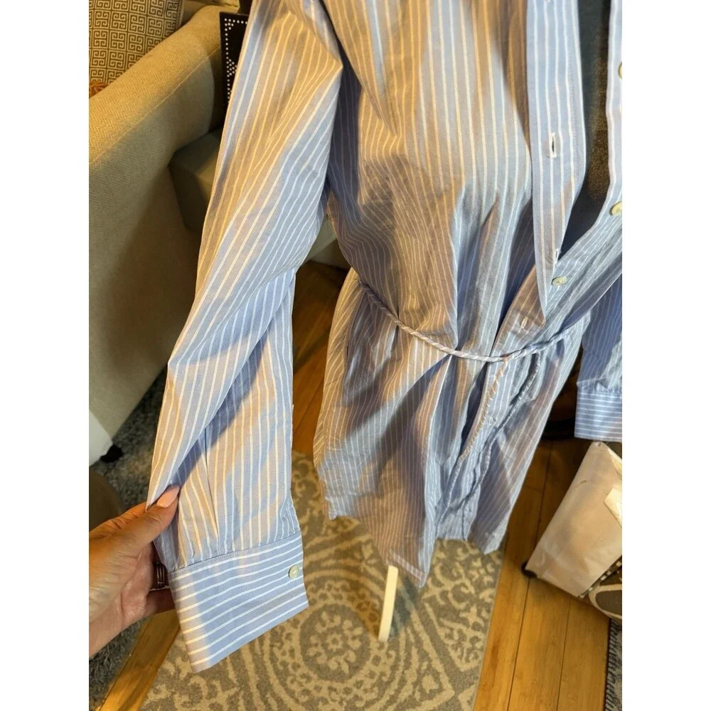 Rails Harmony Dress in Blue Oxford White Stripe. NWT. Retails $235 - Picture 6 of 9